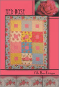 Red Rose - SALE - Villa Rosa - 56 x 69 - 5" Strips