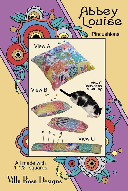 Abbey Louise - Pin Cushion - Villa Rosa - Scraps
