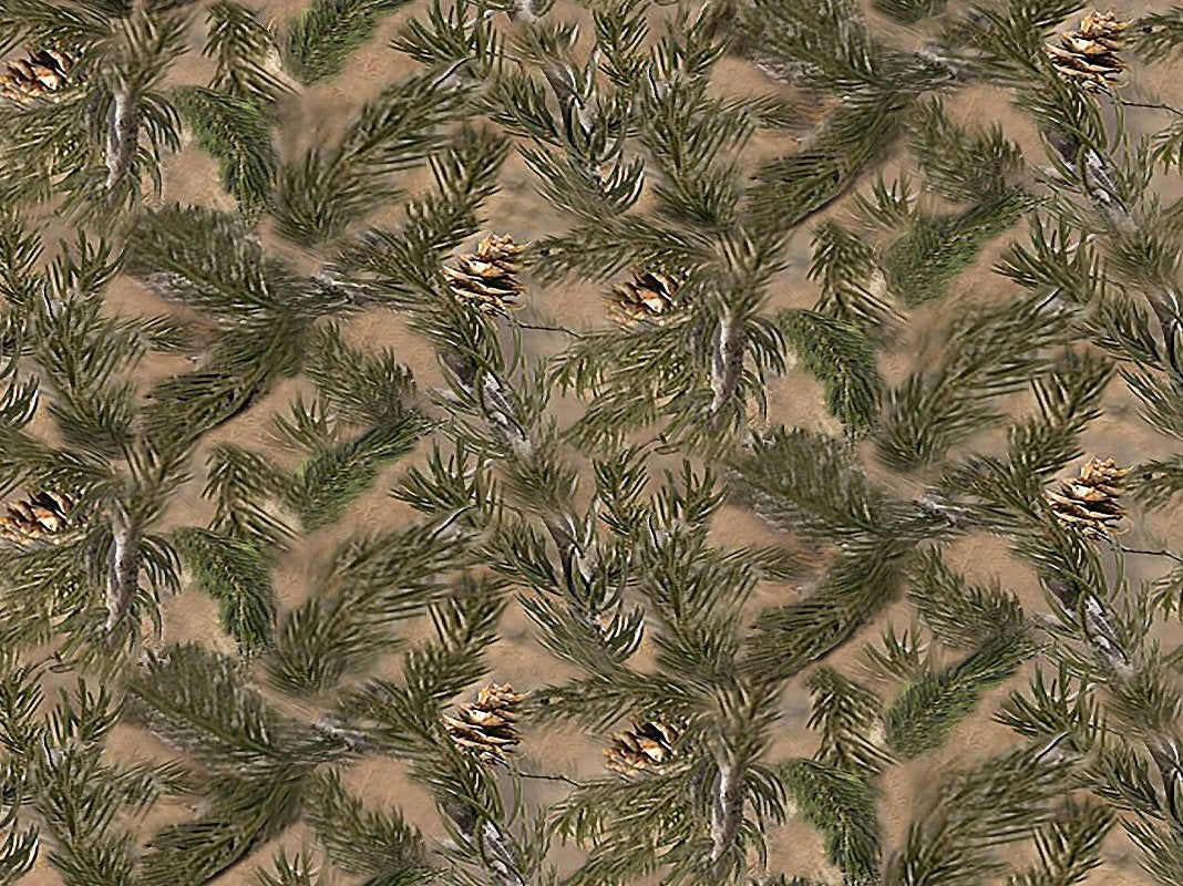Print Concepts - Real Tree-Pine/Needles/Cones - 10163