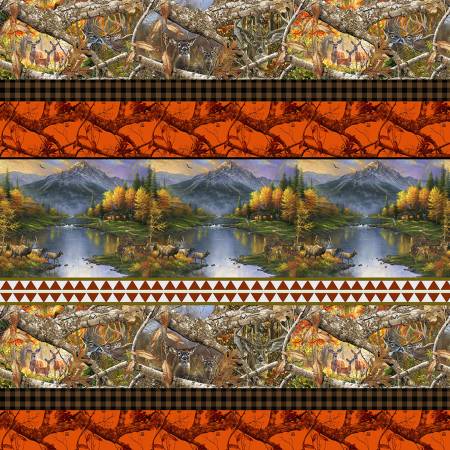 Print Concepts - Real Tree Blaze Edge - Border Shelf Print - 10283-X