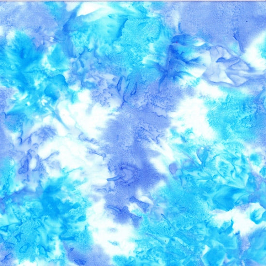 Hoffman Bali Hand-Dyed 1384 Seafoam Fabric – Blue Batik Blender