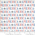 Moda America the Beautiful White Fabric – Patriotic American Type by Deb Strain