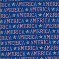 Moda America the Beautiful Lake Blue Fabric – Patriotic American Type by Deb Strain