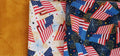 Patriotic Flags Envelope Pillow Kit – Makes Two 16"x16" Pillow Covers