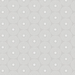 QT Quilting Illusions Circle Dot Gray Fabric – Gray Geometric Blender
