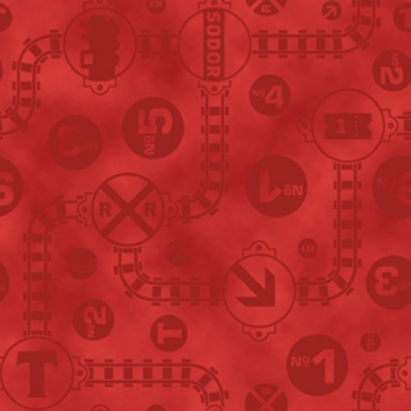 QT - Fast Friends-Track & Icon Toss/Red - 23896-R