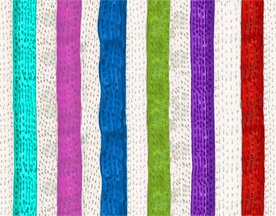 QT - Sweet Season-Stripe/Multi - 24509-X