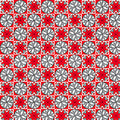 QT - HOME FOR THE HOLIDAYS SNOWFLAKE TILES RED/GRAY - 25900-RK