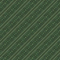 Wilmington - Woodland Snowmen - Diagonal Ticking Stripe/Green - 27741-711