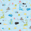 QT - Whiskers-CATS IN THE BLINDS/BLUE - 28021-B