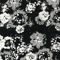 RJR Fabrics Blossom Batiks Black & White Ink Floral Starling Batik Fabric – Black Floral Batik Blender