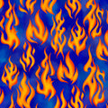 QT - Keep On Truckin' Flames//Royal - 28276-Y