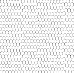 25. QT - Colorful Roosters - CHICKEN WIRE/White - 28408-Z