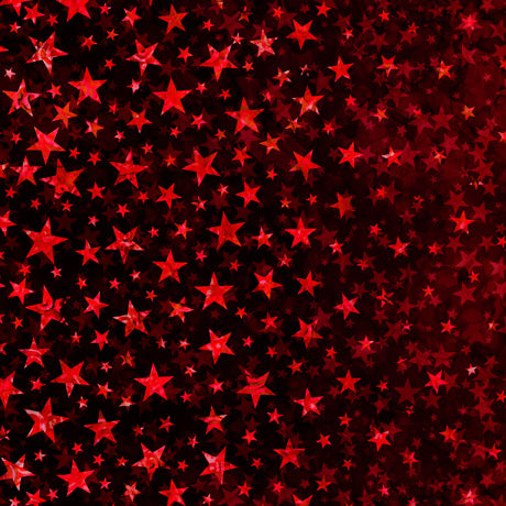 QT Fabrics Indivisible Ombre Stars in Red Fabric – by Dan Morris