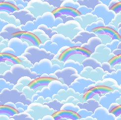 QT - I'll Be A Sunbeam RAINBOWS & CLOUDS/Blue - 28782-B