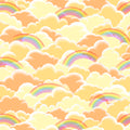 QT - I'll Be A Sunbeam RAINBOWS & CLOUDS/Gold/Yellow - 28782-S