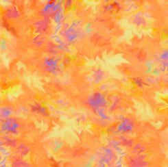 QT - I'll Be A Sunbeam PAINTERLY TEXTURE/Orange - 28783-O