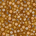 QT Fabrics Prairie Dreams Brown Floral Toss Fabric – Brown Floral Print