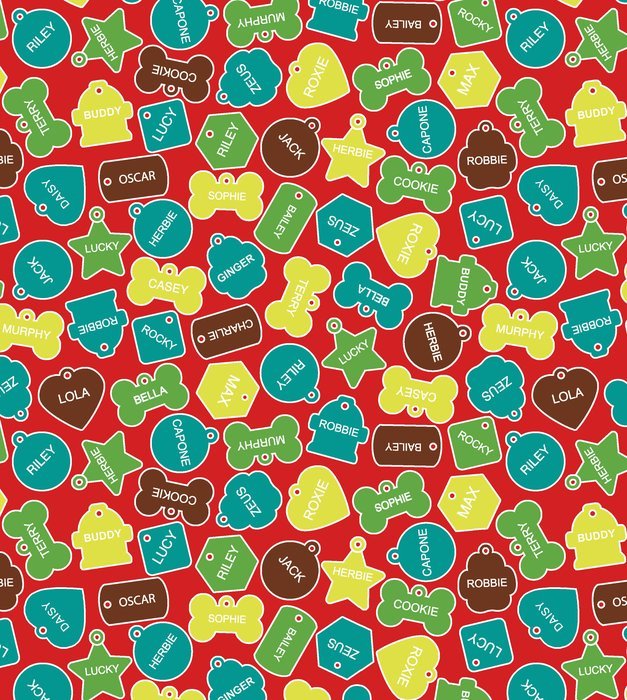 StudioE - Dog Park-Dog Tags/Red - 2934-88