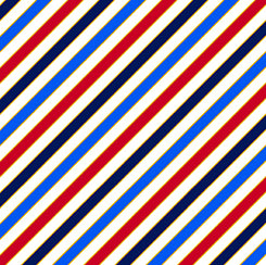 QT Fabrics Proud & True Diagonal Stripe in Multi Fabric – by QT Fabrics