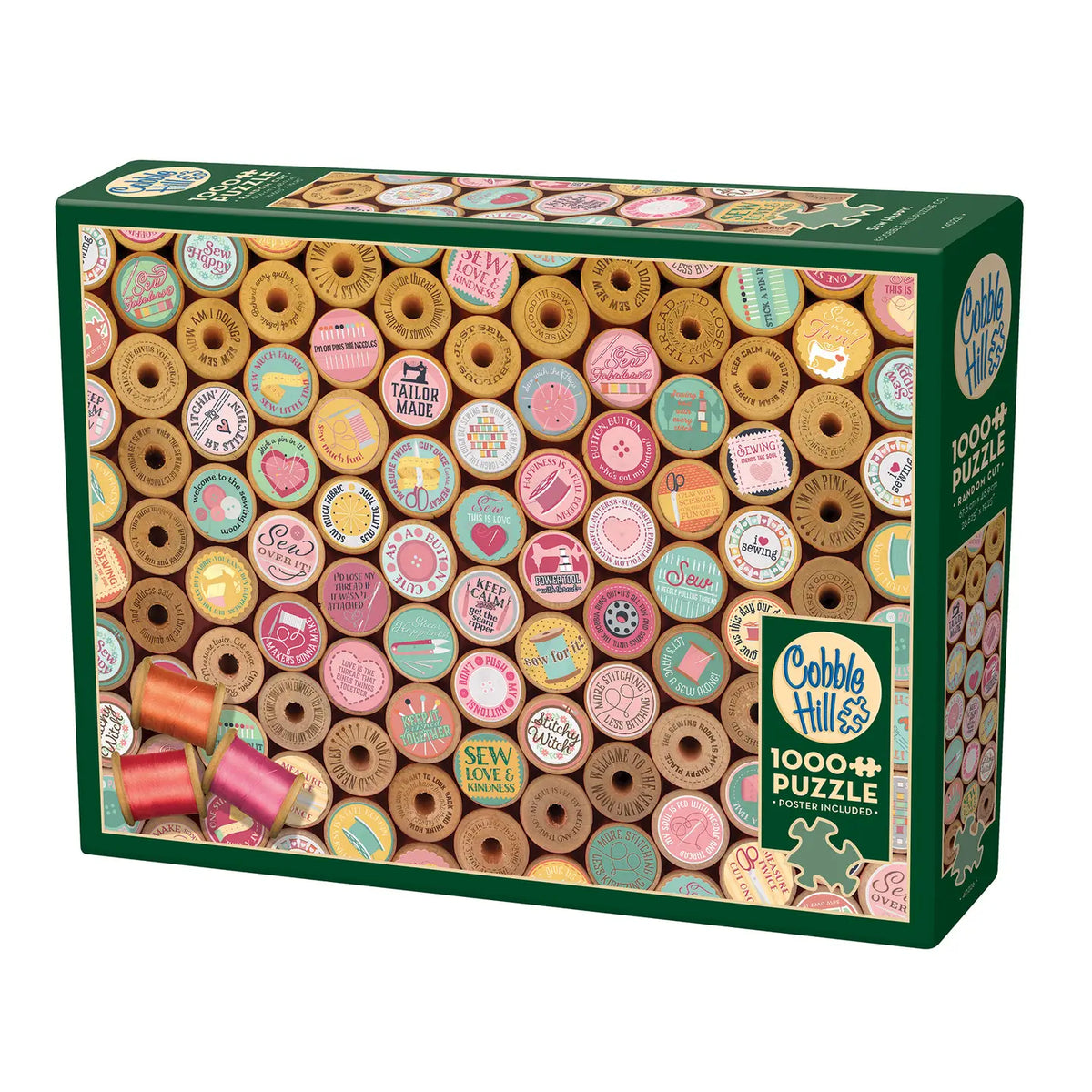 Sew Happy! 1000-Piece Puzzle by Cobble Hill