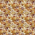 QT Fabrics Treasured Daisies Brown Fabric – Brown Floral Print