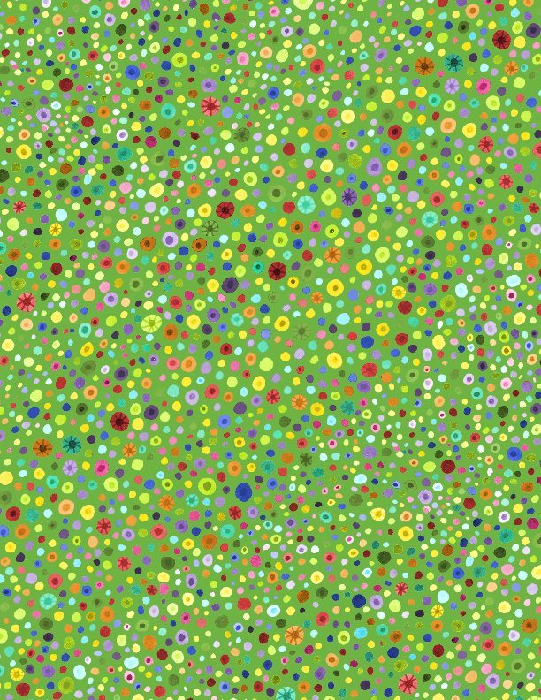 Wilmington - Glass Beads-Dots/Green - 77664-753