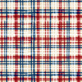 Wilmington Prints - Stars of Valor Plaid Allover in Cream Fabric – by Beth Grove