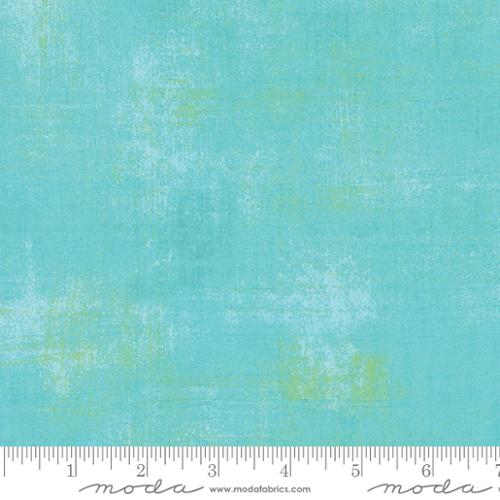 Moda Grunge Pool Fabric – Aqua Blender by BasicGrey