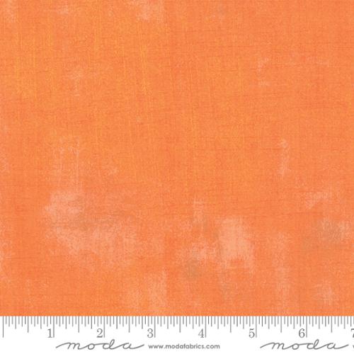 Moda Grunge Clementine Fabric – Orange Blender by BasicGrey