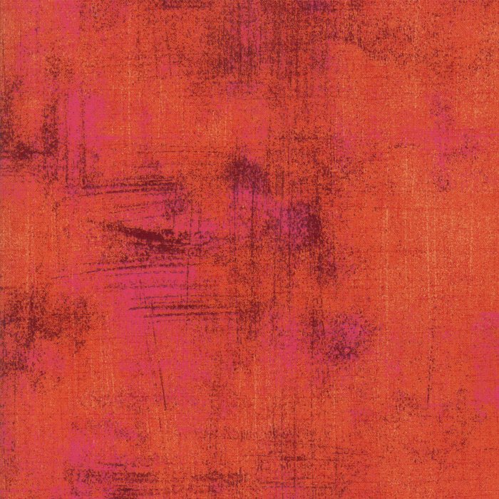 Moda Grunge Saturday Morning Fabric – Orange Blender by BasicGrey