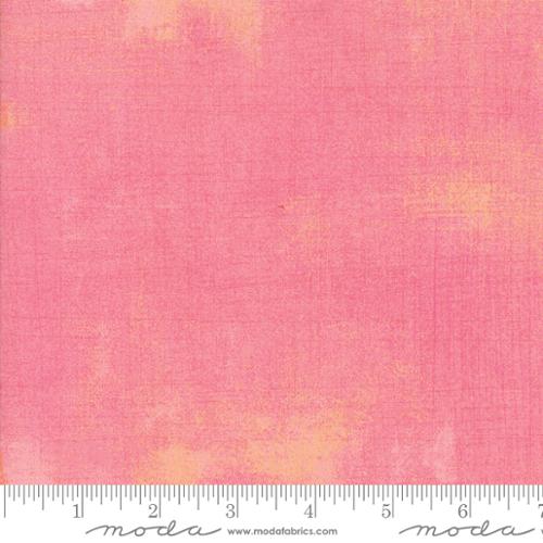 Moda Grunge Basics Peony Fabric – Pink Blender by BasicGrey