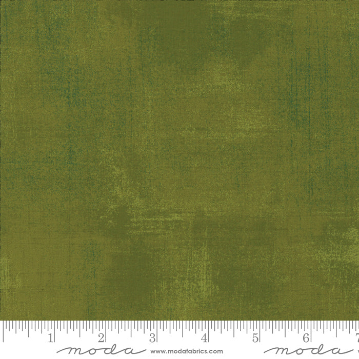 Moda Grunge Olivenite Fabric – Olive Green Blender by BasicGrey