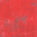 Moda Grunge Geranium Fabric – Red Pink Blender by BasicGrey