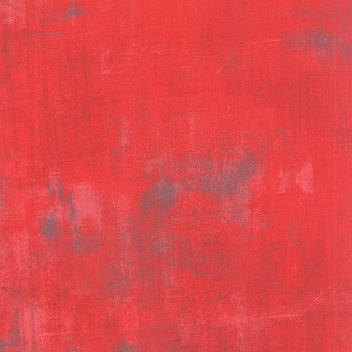 Moda Grunge Geranium Fabric – Red Pink Blender by BasicGrey