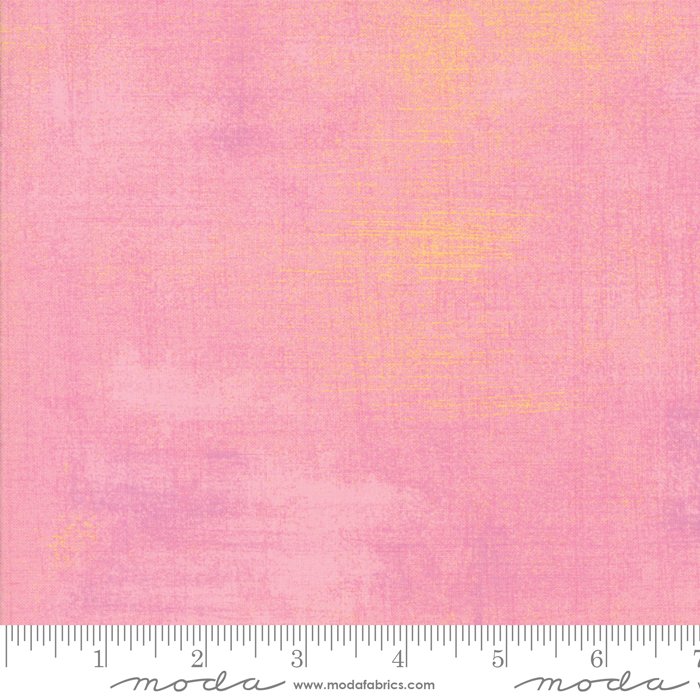 Moda Grunge Apple Blossom Fabric – Peach Pink Blender by BasicGrey