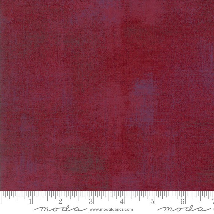 Moda Grunge Beet Red Fabric – Red Blender by BasicGrey