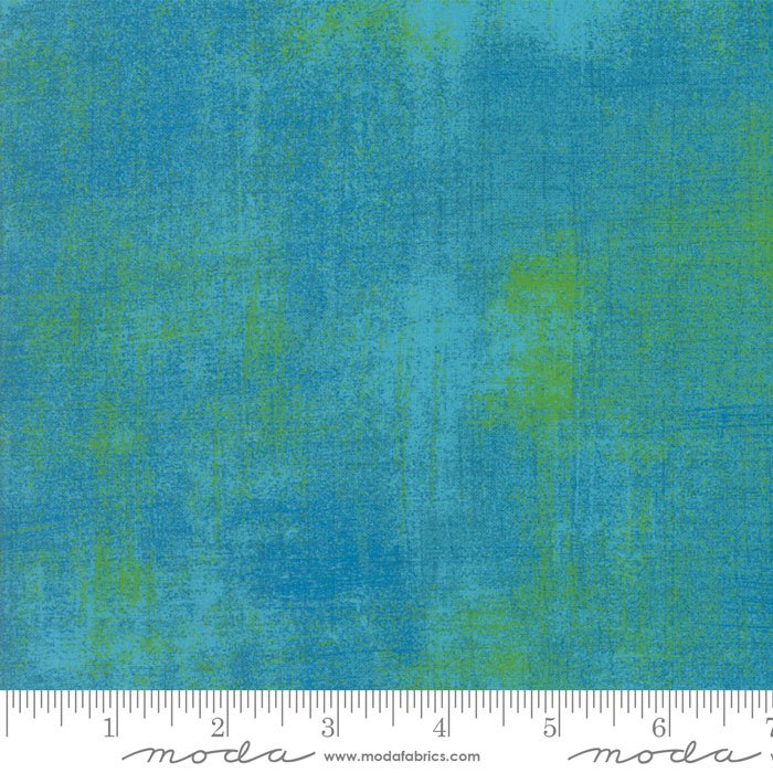 Moda Grunge Bachelor Fabric – Aqua Blender by BasicGrey