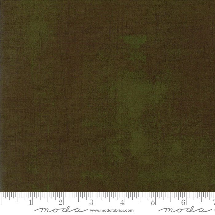 Moda Grunge Wren Fabric – Dark Brown Blender by BasicGrey