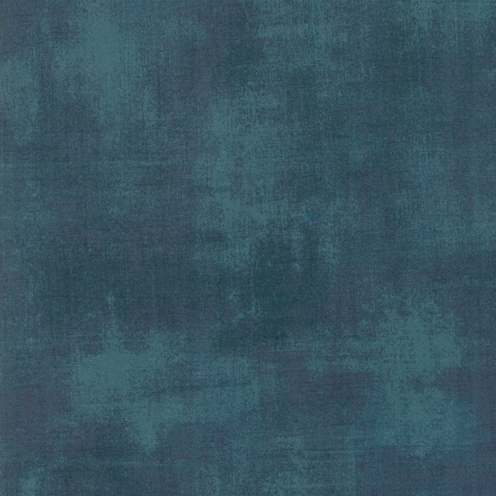 Moda Grunge Deep Teal Fabric – Turquoise Blender by BasicGrey