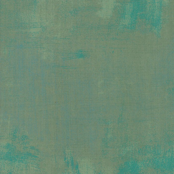 Moda Grunge Flora Fabric – Green Blender by BasicGrey