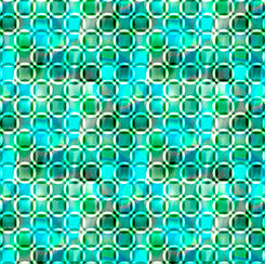 QT - Tree Dance - Circle Geo/Turquois - 30295-Q
