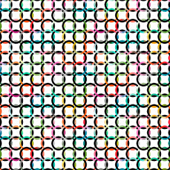 QT - Tree Dance - Circle Geo/White- 30295-Z