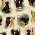 QT~For The Love Of Labs - Labrador Vignettes/Cream - 30308-E