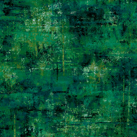QT Fabrics Vibe 45" Forest Green Fabric – Green Mottled Blender