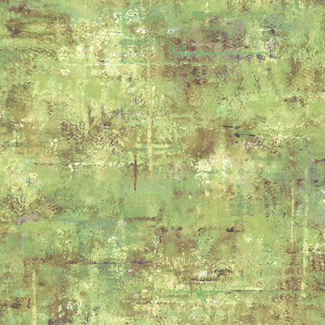 QT Fabrics Vibe 45" Moss Fabric – Green Mottled Blender