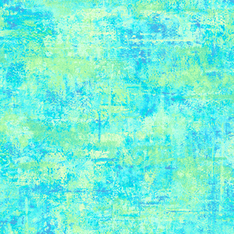 QT Fabrics Vibe 45" Aqua Fabric – Aqua Mottled Blender