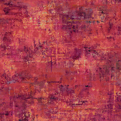 QT Fabrics Vibe 45" Pomegranate Fabric – Red Mottled Blender