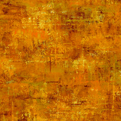 QT Fabrics Vibe 45" Amber Fabric – Gold Mottled Blender
