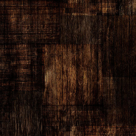 QT Fabrics Into the Woods Espresso Fabric – Dark Brown Wood Texture Blender by Dan Morris